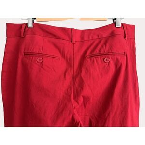 No Boundaries Cropped Skinny Stretch Ankle Pants Slacks Red 17